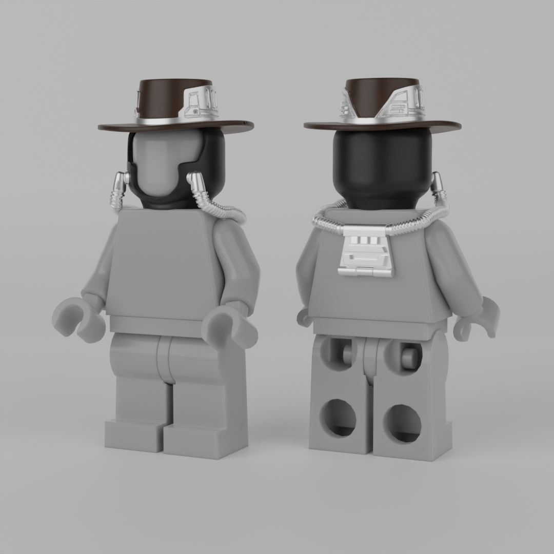 Blue Hunter Hat and Mask