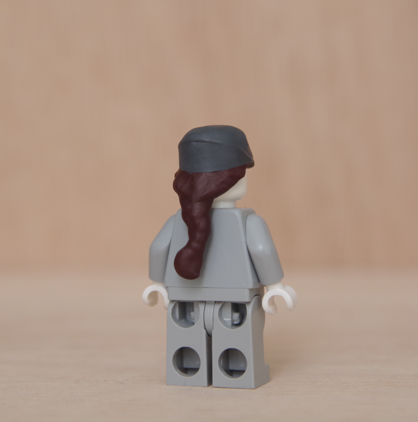 Female Officer Hat Grey/Red