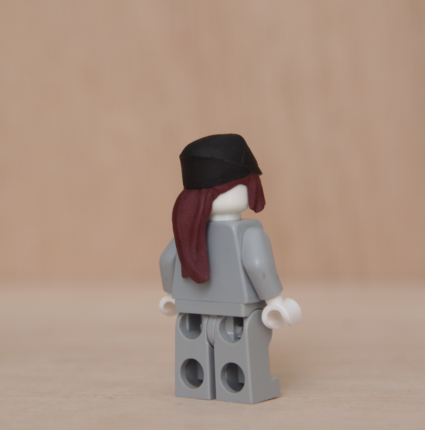 Female Officer Hat Black/Red