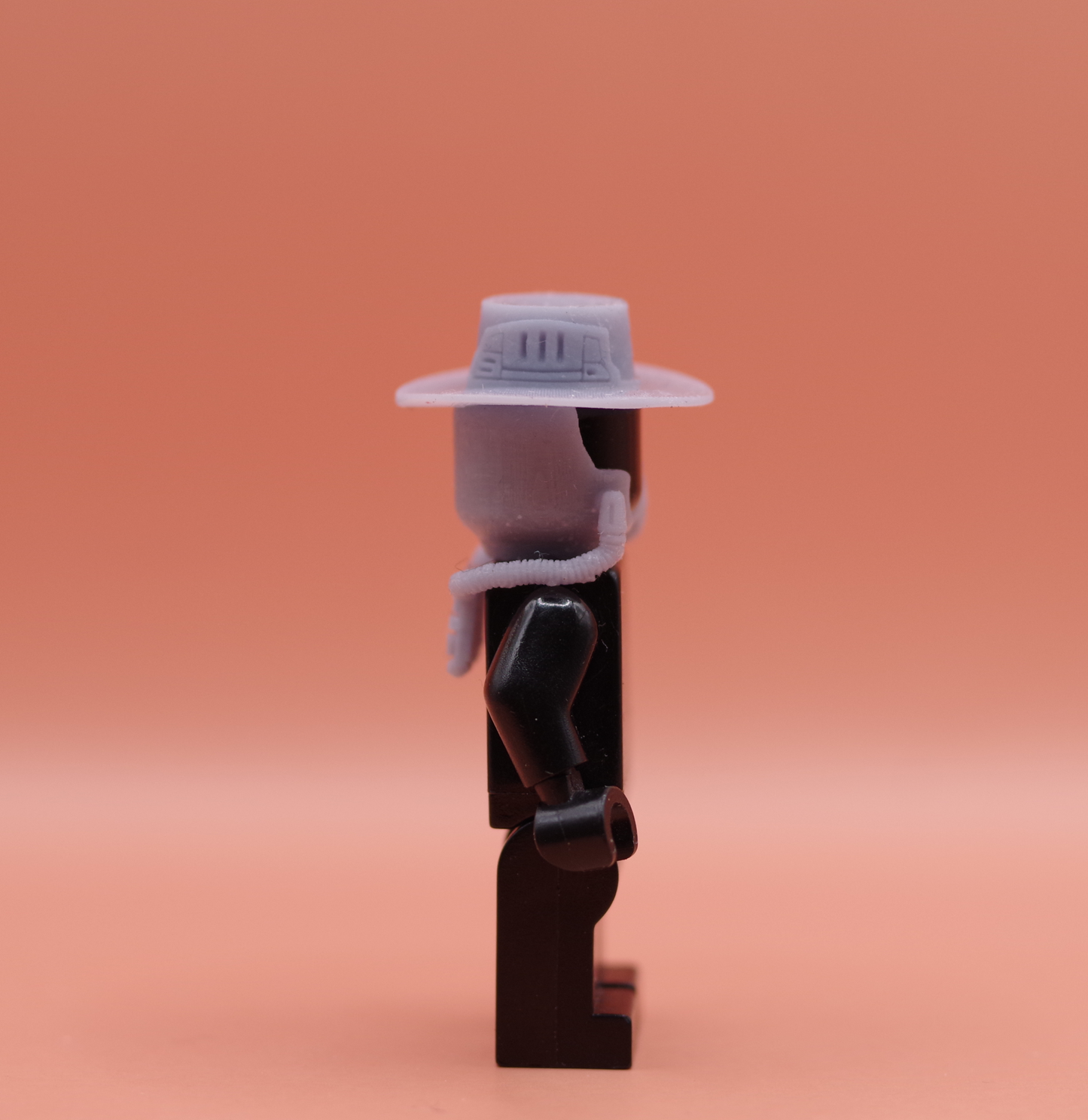 Blue Hunter Mask and Hat Resin