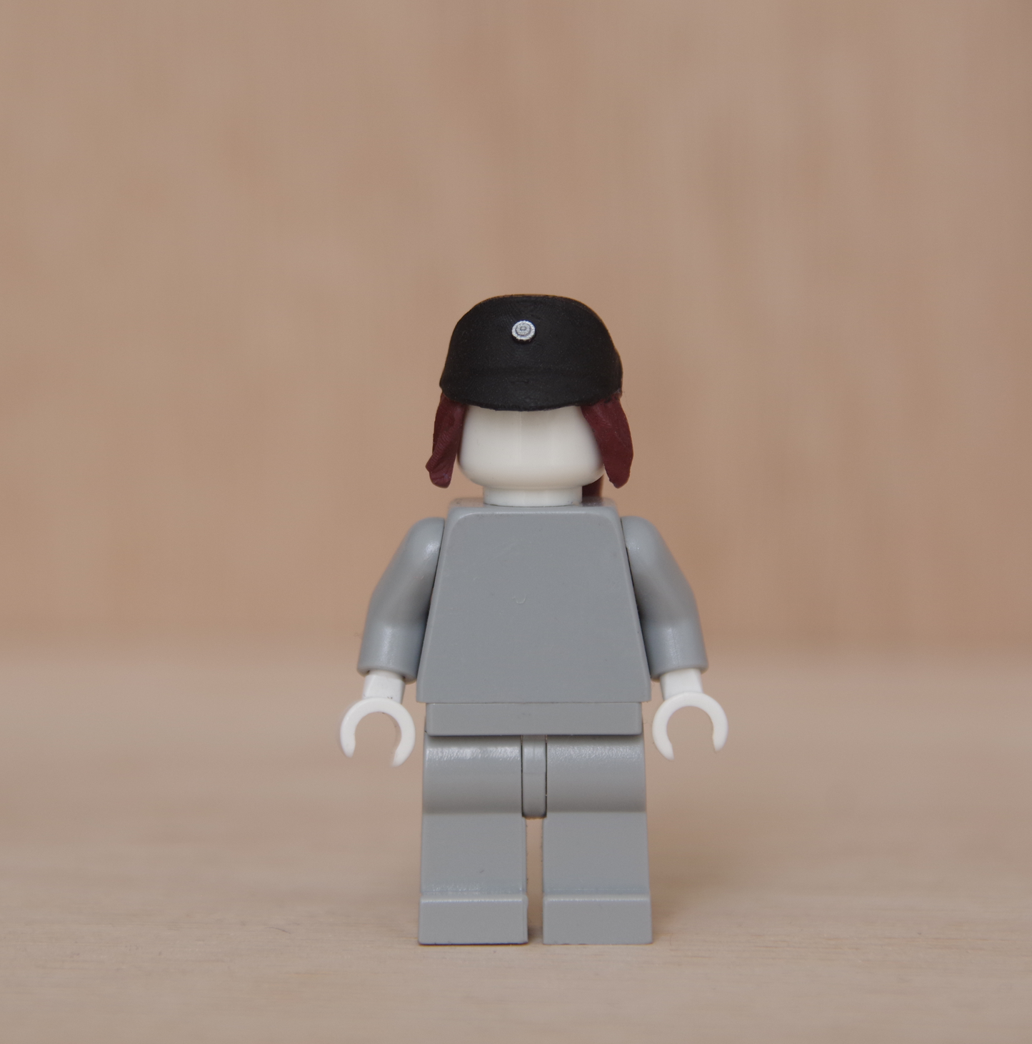 Female Officer Hat Black/Red