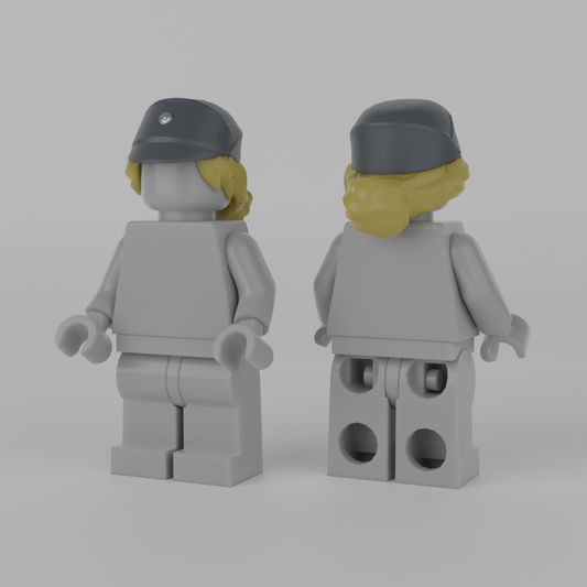 Female Officer Hat Grey/Blonde